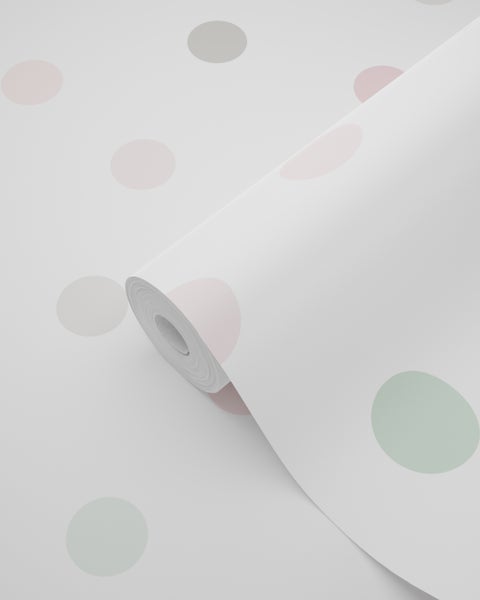 Tapetenrolle mit Punktmuster