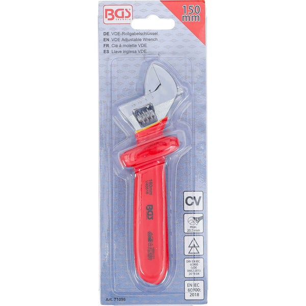 BGS VDE-Rollgabelschlüssel SW max. 20,5 mm - 71096