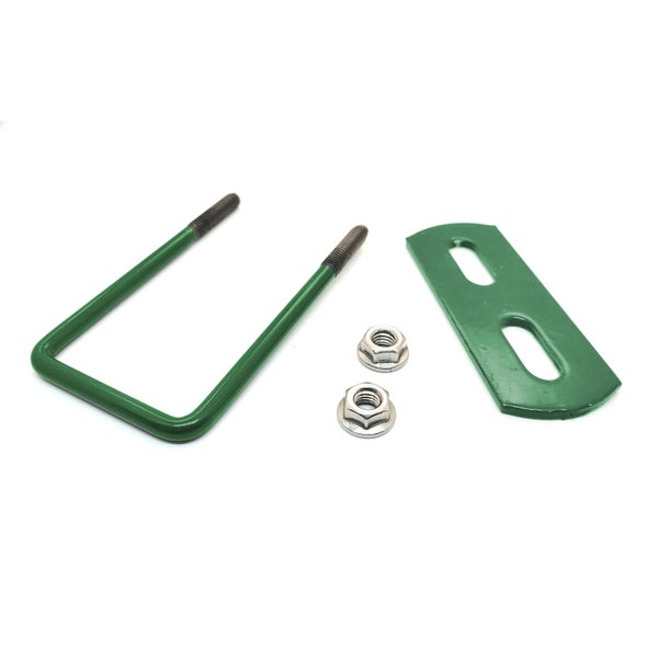 U-Bügel mit Gegenplatte und Muttern