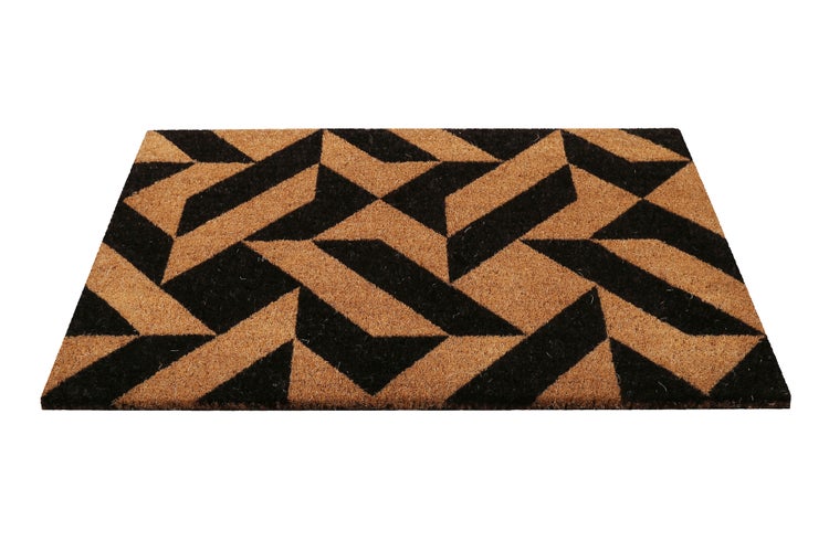 Fußmatte aus Kokosfaser Natur Schwarz Mainstage WECONhome 40x60 cm