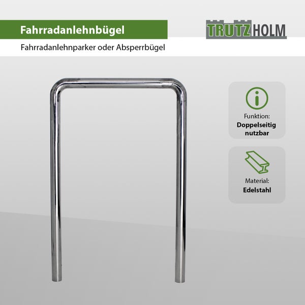 Fahrradanlehnbügel aus Edelstahl