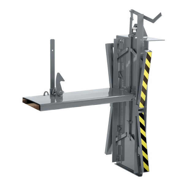 RR Industrietechnik Gitterboxwender 570x1640x450mm 450kg Tragkraft RAL 7005 Mausgrau