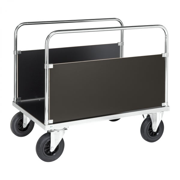 Transportwagen mit vier Rädern und Seitenteilen