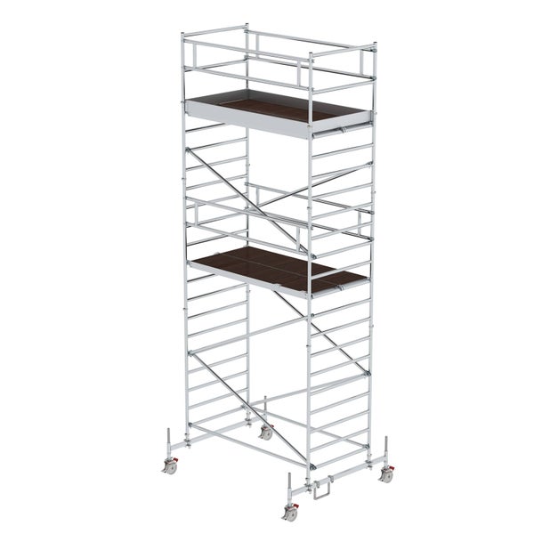 Rollgerüst mit zwei Arbeitsbühnen