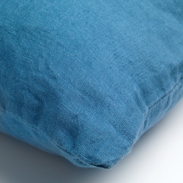 Linn Dekokissen - Unifarben 45x45 cm, Blau