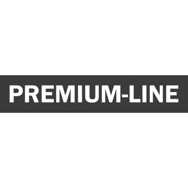 Logo mit der Aufschrift Premium Line als Kennzeichnung für hochwertige Qualitätsprodukte.