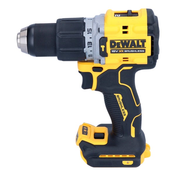 DeWalt 18 Volt XR bürstenloser Akku-Schlagbohrschrauber mit Schnellspannbohrfutter und ergonomischem Griff.