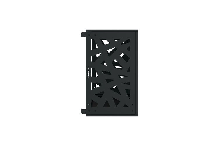 Gartentor aus Metall mit abstraktem geometrischem Muster von Casanoov.