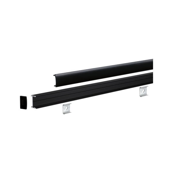 LED Strip Profil Square 2m Schwarz