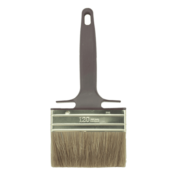 Flächenstreicher mit Kunststoffgriff und einer Breite von 120 mm.