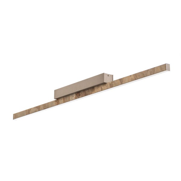 quitani LED Deckenleuchte Zino dimmbar (Modern) in Creme aus Aluminium (1 flammig, ) - Lampe Deckenlampe Flurleuchte