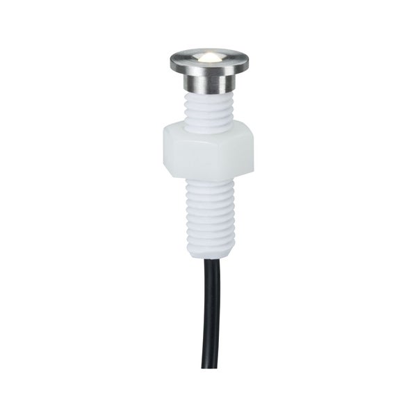 Plug & Shine Set Smart Home Zigbee 3.0 LED Bodeneinbauleuchte MicroPen IP67 3000K 5x0,2W 21VA Silber Smart Home Zigbee