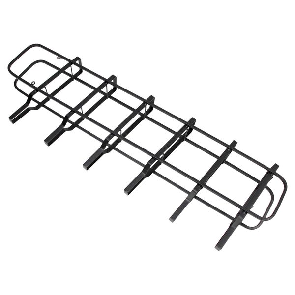 FRANK FLECHTWAREN | Weinregal Black, METALL, 31 x 9 x 94 cm