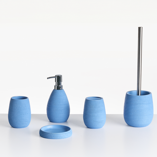 Badaccessoires Set 5-teilig QUILCA Blau