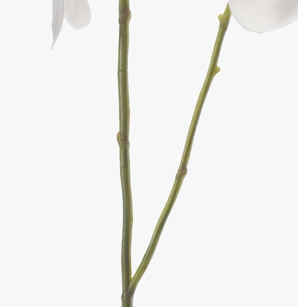 Künstlicher Blumenstrauß mit Lilien, Allium und Eukalyptus.