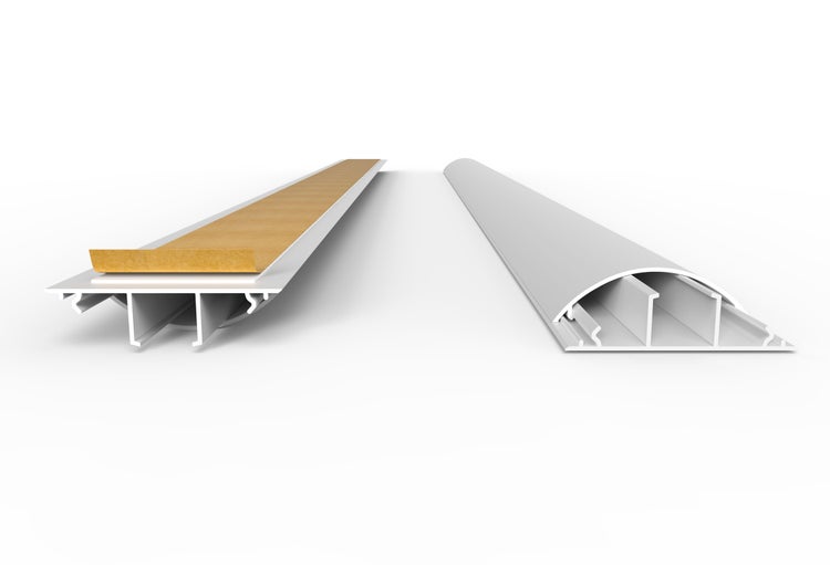 CILSON WDK7020SW Art.-Nr. 6700370 Kabelkanal 70 x 20 mm x 2.000 mm - Trittfest, selbstklebend mit Bodenbelochung, weiß RAL 9010