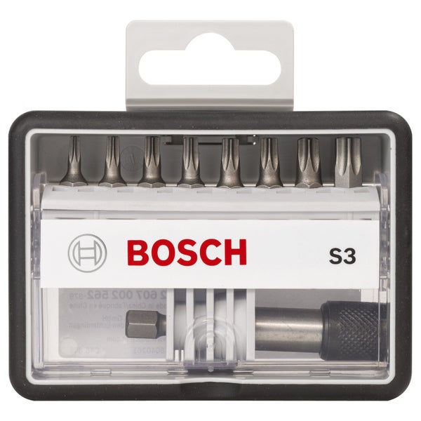 Bosch Logo S3 Schrauberbit-Set mit verschiedenen Bits