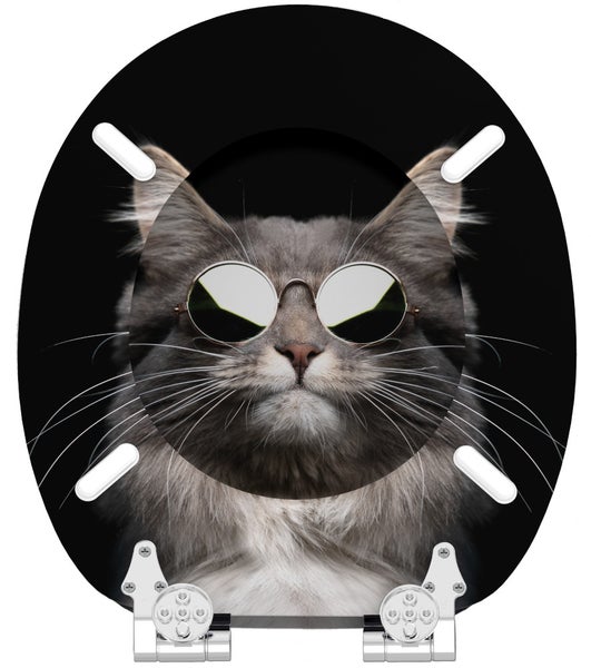 WC-Sitz mit Absenkautomatik Cool Cat