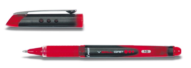 PILOT Tintenroller V Ball 10 Grip rot