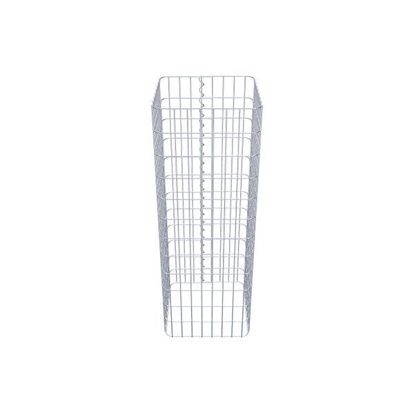 Gabionensäule 42 x 42 cm, MW 5 x 10 cm eckig - Höhe: 1,20 m