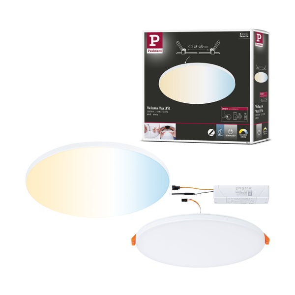 COB LED Streifen mit Anschlusskabel für die indirekte Beleuchtung in einer modernen Barumgebung.