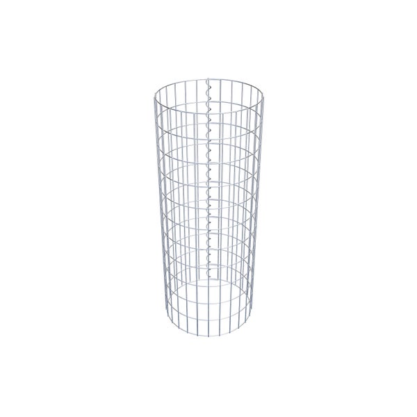 Gabionensäule Durchmesser 42 cm, MW 5 x 10 cm rund - Höhe: 1,10 m