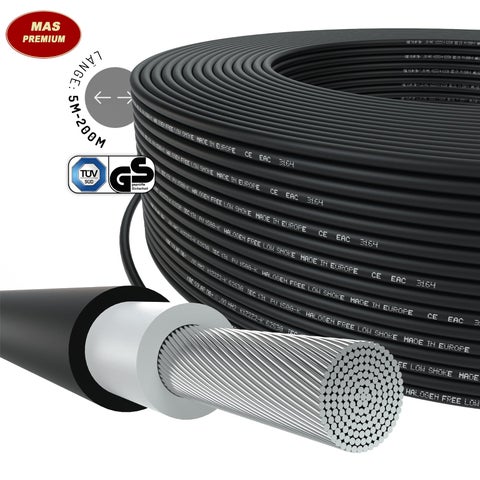 ARLI Solarkabel 100m H1Z2Z2-K 6 mm² Solarleitung rot Erdverlegbare Einzelleitung Photovoltaik Halogenfrei Verlängerungskabel isoliert Solar Kabel Litze Leitung ARLI Solarkabel 100m H1Z2Z2-K 6 mm² Solarleitung rot Erdverlegbare Einzelleitung Photovoltaik Halogenfrei Verlängerungskabel isoliert Solar Kabel Litze Leitung