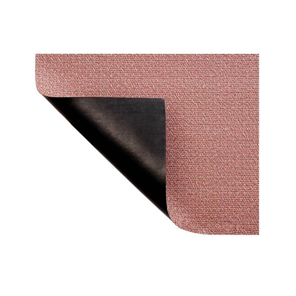 Teppich mit gewebter Textur und abgewinkelter Ecke