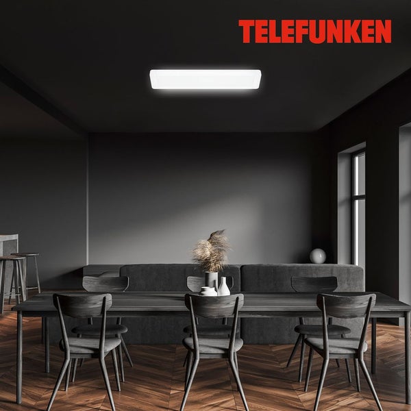 LED Deckenleuchte 25 W weiß Metall-Kunststoff 61,5 x 13 x 2,5 cm IP20 Telefunken
