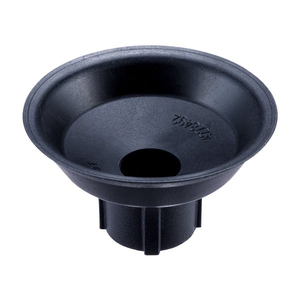 Schwarze Trichtertülle aus Kunststoff