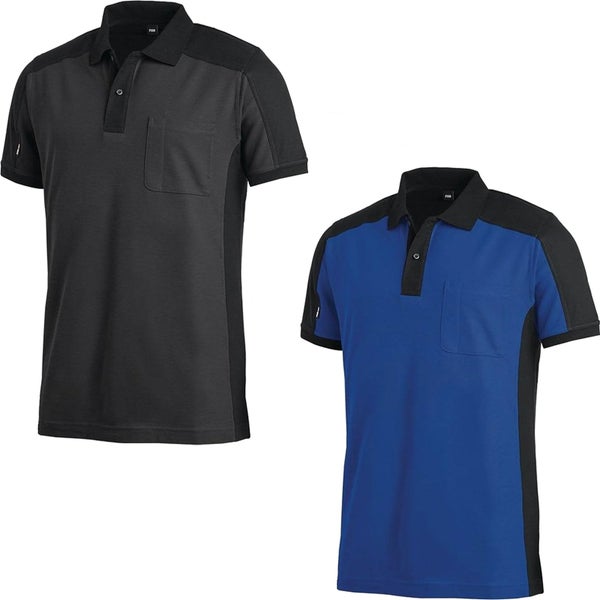 FHB Poloshirt KONRAD Größe XL anthrazit / schwarz - 91490-1220-XL