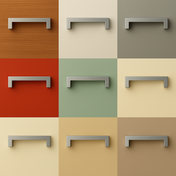 Möbelgriff Stangengriff Dallas lochabstand  96 mm Edelstahl  Set 10