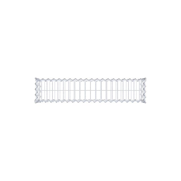 Gabione 100 cm x 20 cm x 20 cm (L x H x T), Maschenweite 5 cm x 10 cm, Spirale