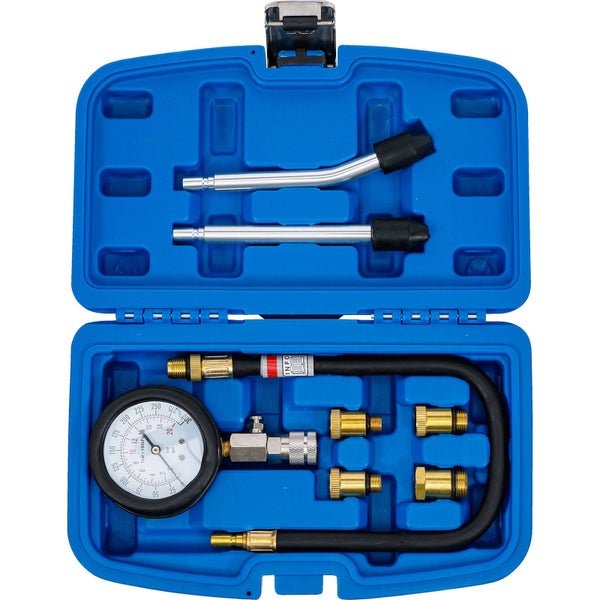 Zylinderdruckprüfer-Set im blauen Koffer