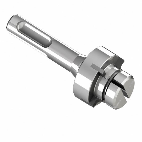 Metalladapter mit SDS-plus Aufnahme für Elektrowerkzeuge.