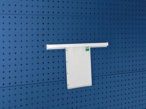 Lochwand mit Halterung für Dokumente