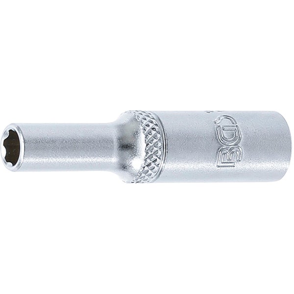 BGS Steckschlüssel-Einsatz Super Lock tief Antrieb Innenvierkant 6,3 mm (1/4) SW 5 mm - 2965