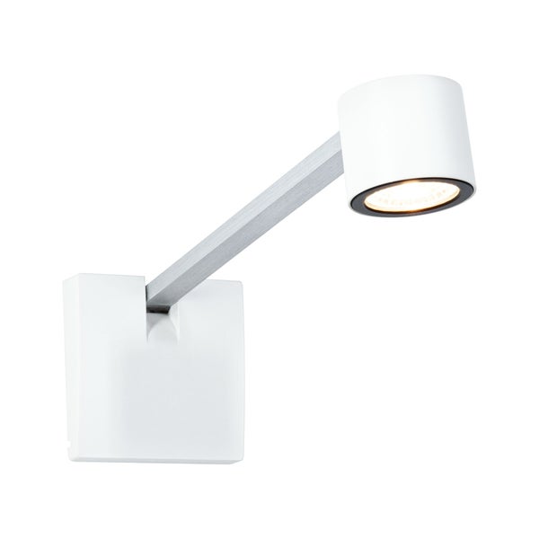Weiße LED Wandleuchte mit verstellbarem Arm