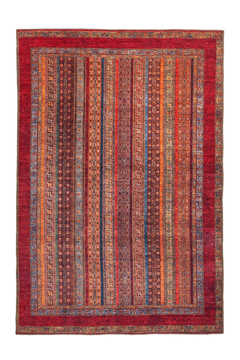 Flachflor Teppich Celestial Multi / Rot Orientalisch, Ethno-Design 75 x 150 cm