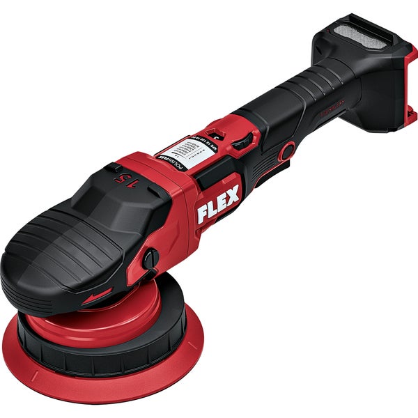 Akku Exzenterpoliermaschine Flex XFE 15 150 18 EC mit bürstenlosem Motor für effizientes Polieren von Oberflächen.