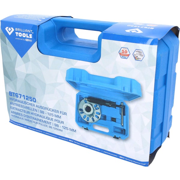 Hydraulischer Abzieher für Antriebswellen 98 bis 125 Millimeter im Koffer