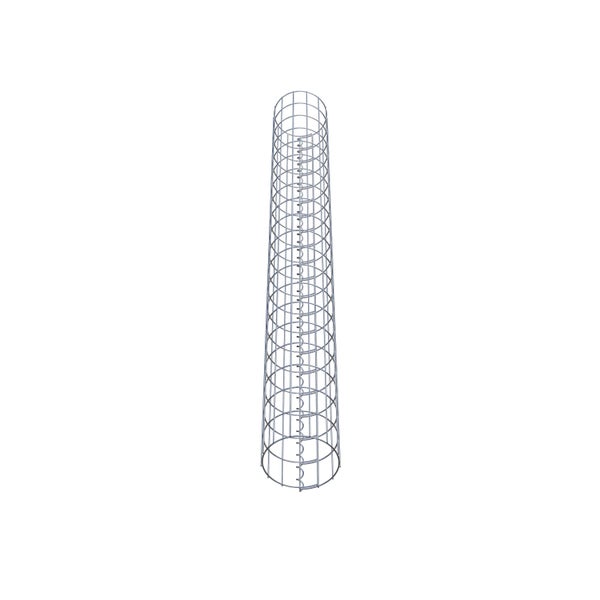 Gabionensäule Durchmesser 22 cm, MW 5 x 10 cm rund - Höhe: 2,00 m