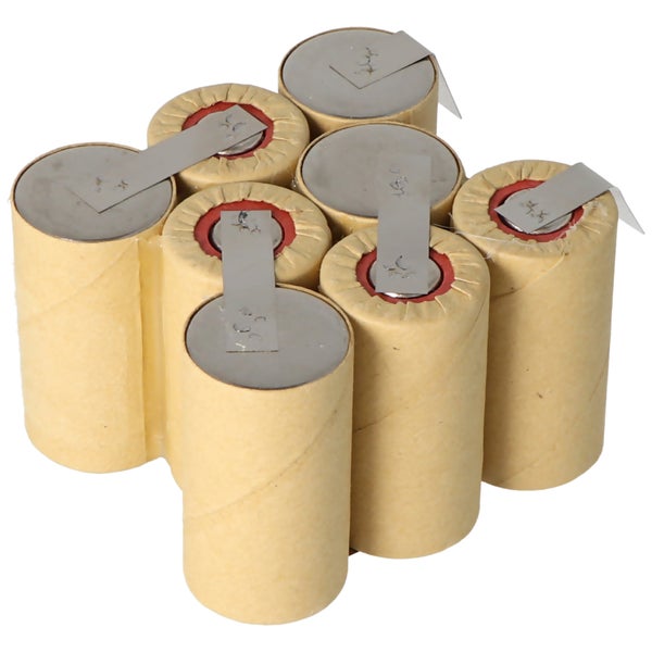 AkkuPack zum Selbsteinbau für den Würth Master SD 9.6 Akku 0700 980 213 NiMH 2,0Ah, Maße 78x62x43mm