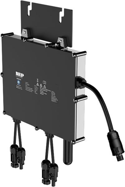 NEP Microwechselrichter 800W/WLAN/für 2 Solarmodule/10Jahre Garantie/IP67/Mwst 0%/Kostenfreier Versand durch DHL