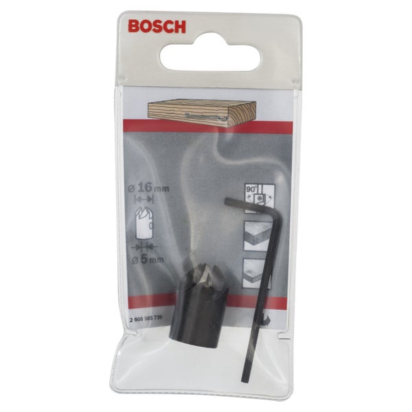 Bosch Aufstecksenker für Holzspiralbohrer 5 x 16 mm - 2608585739