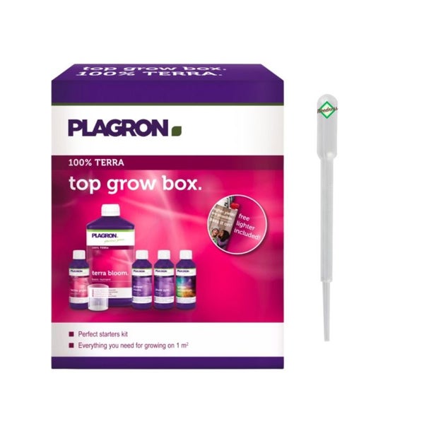 Plagron Terra Starterbox BIG – 5-teiliges hochwertiges Düngerset für kräftiges Wachstum & Blüte auf Erde | Für Orchideen, Bonsai, Gemüse & mehr