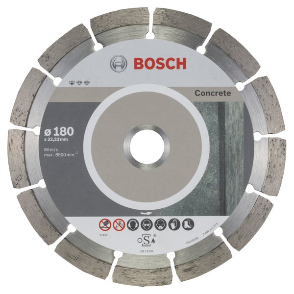 Bosch Trennscheibe Durchmesser 180 Millimeter für Beton