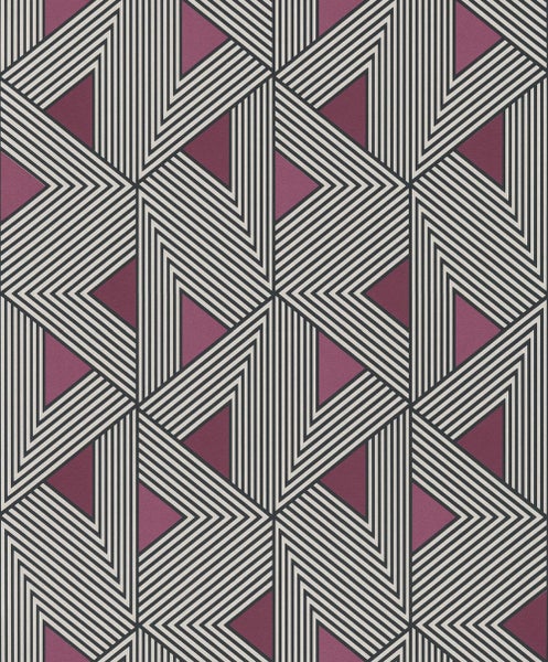 Tapete mit geometrischem Dreiecksmuster