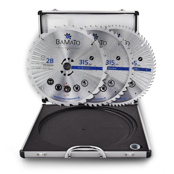 BAMATO Kreissägeblätter Set im Koffer