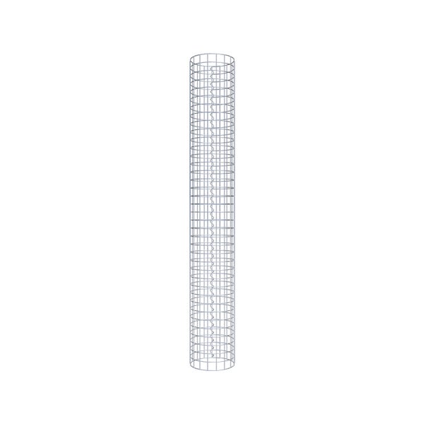 Gabionensäule Durchmesser 27 cm MW 5 x 5 cm rund - Höhe: 190 cm
